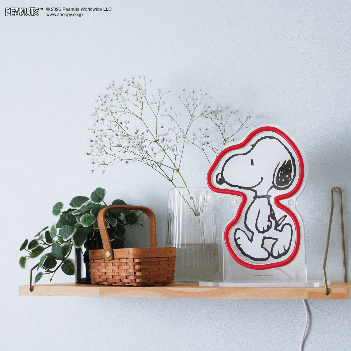 PEANUTS NEON LIGHT (Snoopy Mini)
