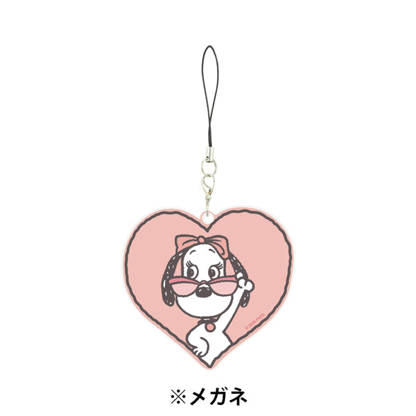 スヌーピー モバイルアクリルストラップ Lサイズ(ベル)