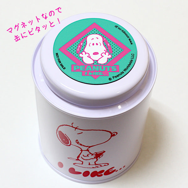 スヌーピー SNOOTEA (スヌーティー)ピーチティー PEANUTS I LIKEデザイン缶