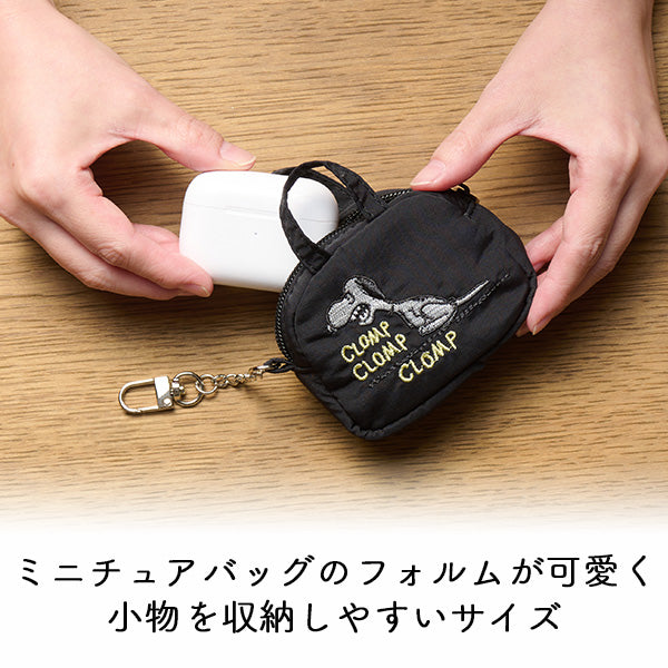 【おかいものSNOOPYオリジナル】バック型ミニポーチ