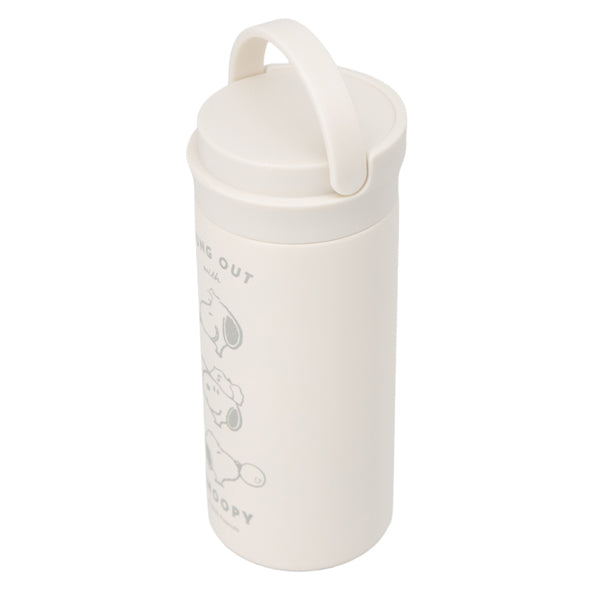 スヌーピー ハンドル付きステンレスボトル 350ml (アウトドアシリーズ)