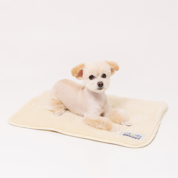 スヌーピークッキー柄ボアブランケット (M)