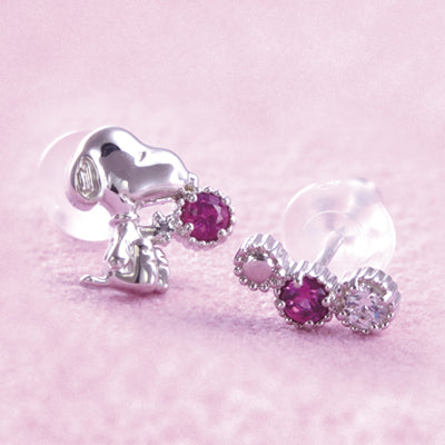 スヌーピー シルバーシリーズ ハッピーキャッチピアス