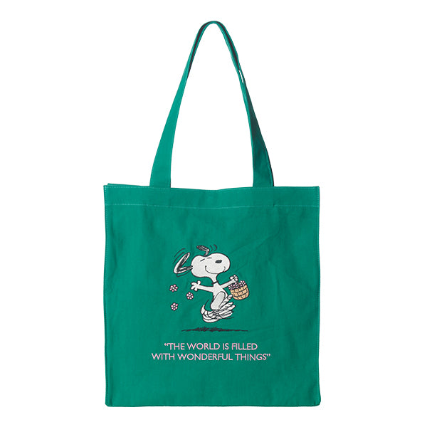 【おかいものSNOOPYオリジナル】刺繍マルチトート