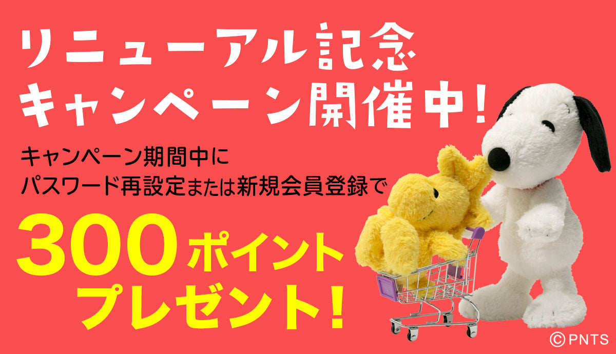 リニューアル記念キャンペーン開催☆300ポイントプレゼント！