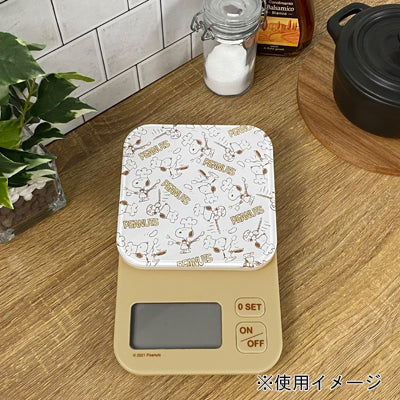 スヌーピー デジタルスケール２kg (アイボリー)