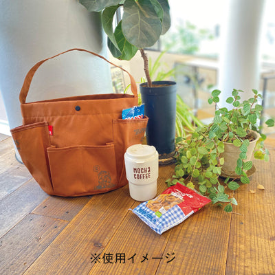 PEANUTS ROOTOTE デリ ポケッツバッグ (ブリック)