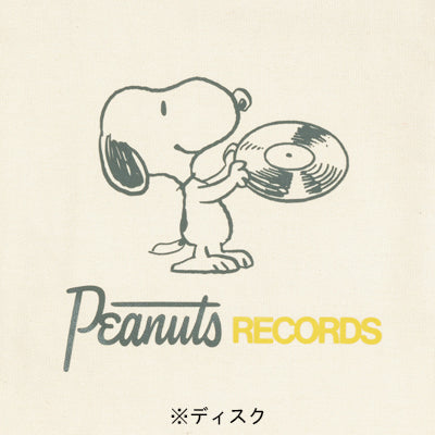 スヌーピー ショルダートート（PEANUTS RECORDS）