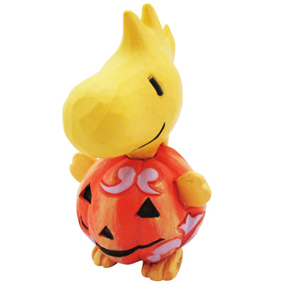 PEANUTS JIM SHORE ミニフィギュア Woodstock Pumpkin Mini