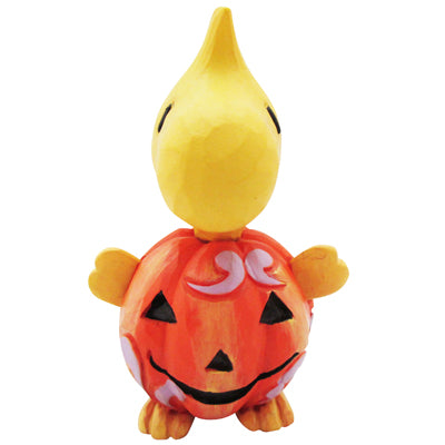 PEANUTS JIM SHORE ミニフィギュア Woodstock Pumpkin Mini