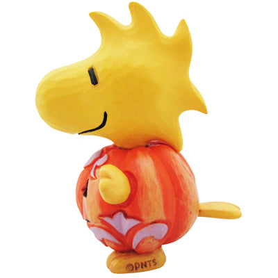 PEANUTS JIM SHORE ミニフィギュア Woodstock Pumpkin Mini