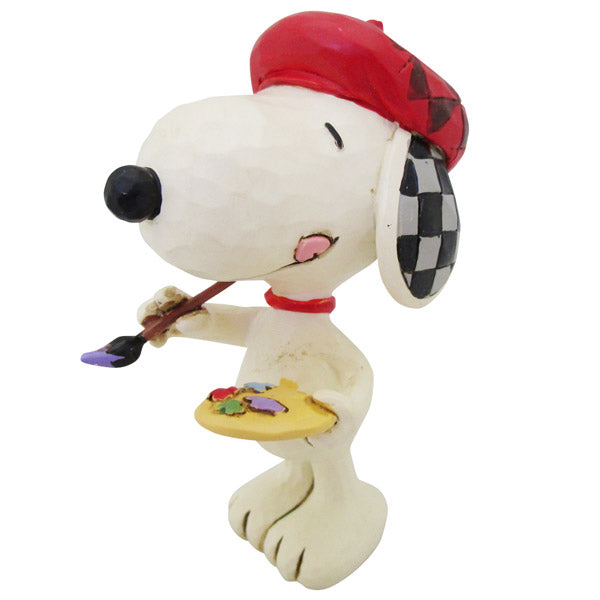 PEANUTS JIM SHORE ミニフィギュア　Snoopy Artist