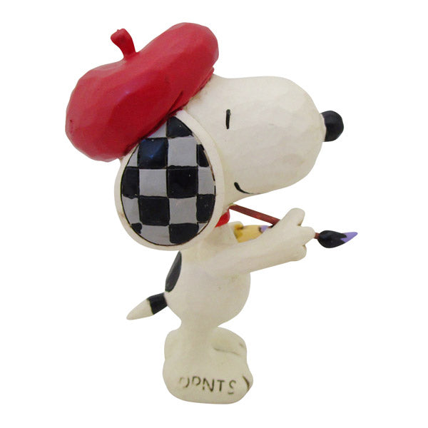 PEANUTS JIM SHORE ミニフィギュア　Snoopy Artist