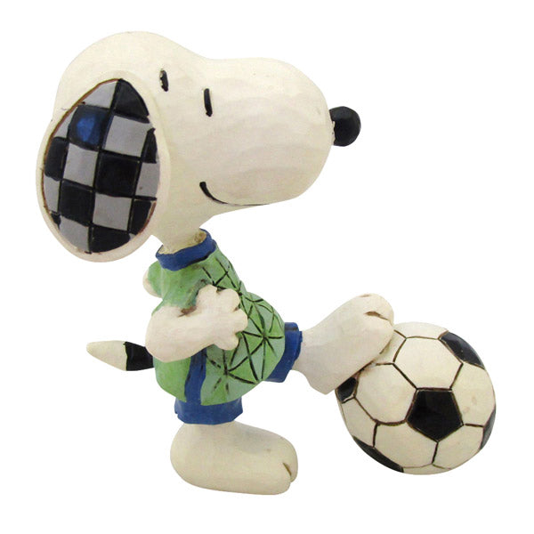 PEANUTS JIM SHORE ミニフィギュア Snoopy Soccer