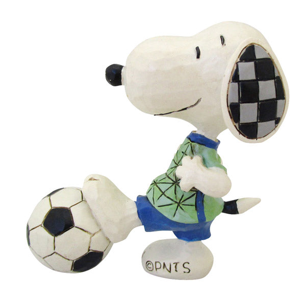 PEANUTS JIM SHORE ミニフィギュア Snoopy Soccer