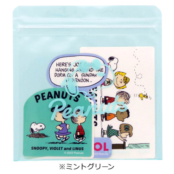 スヌーピー ケース付きステッカーセット（PEANUTS Good Friends）