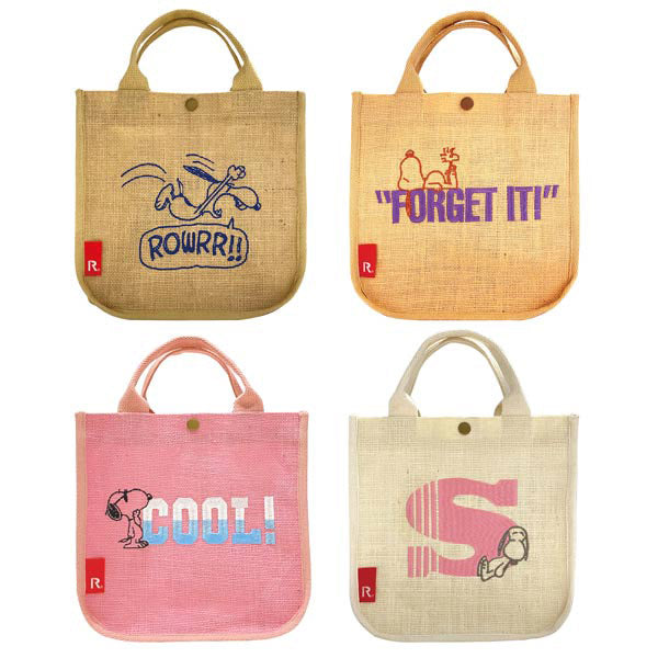 PEANUTS ROOTOTE スクエアトートバッグ (ジュート)