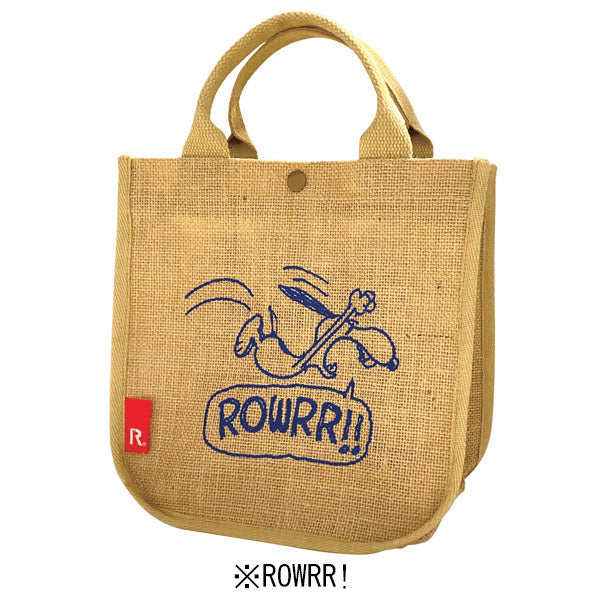 PEANUTS ROOTOTE スクエアトートバッグ (ジュート)