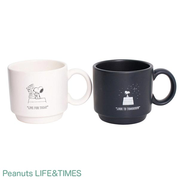 Peanuts LIFE&TIMES バフマグカップ