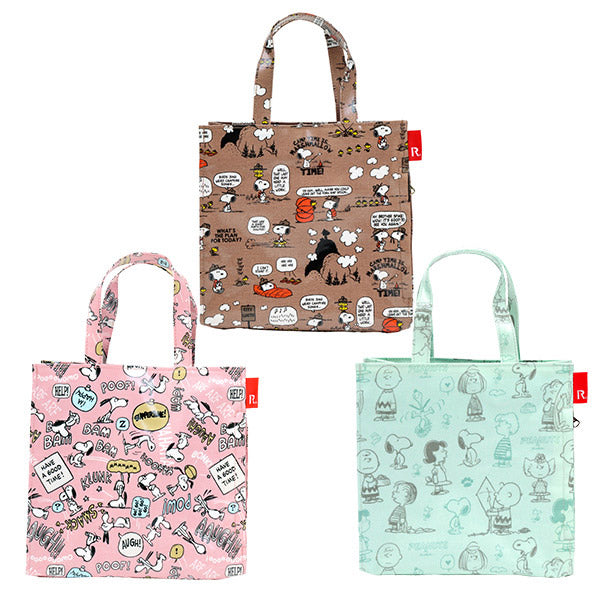 PEANUTS ROOTOTE スクエアバッグ ラミネート