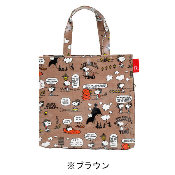 PEANUTS ROOTOTE スクエアバッグ ラミネート