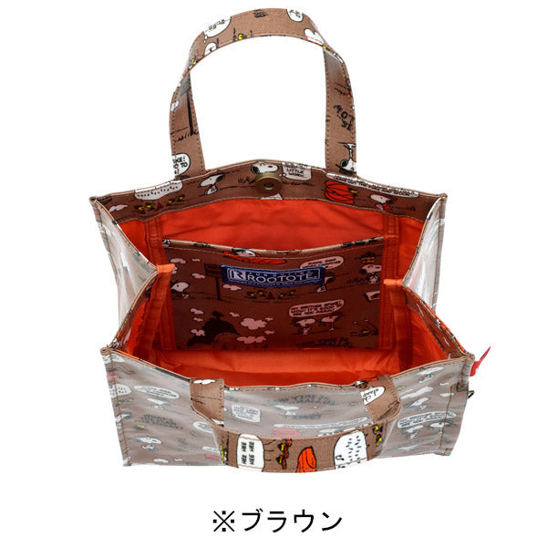 PEANUTS ROOTOTE スクエアバッグ ラミネート