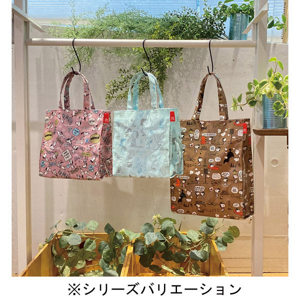 PEANUTS ROOTOTE スクエアバッグ ラミネート