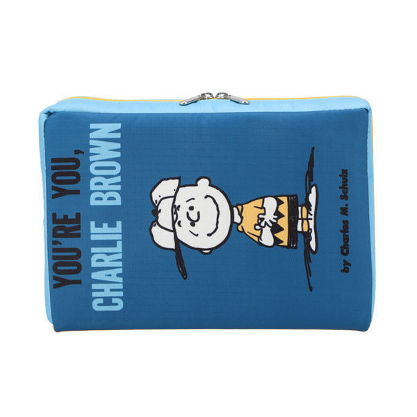 PEANUTS×LeSportsac BOOK POUCH (グッドグリーフ)