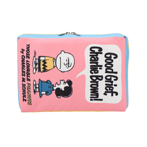 PEANUTS×LeSportsac BOOK POUCH (グッドグリーフ)