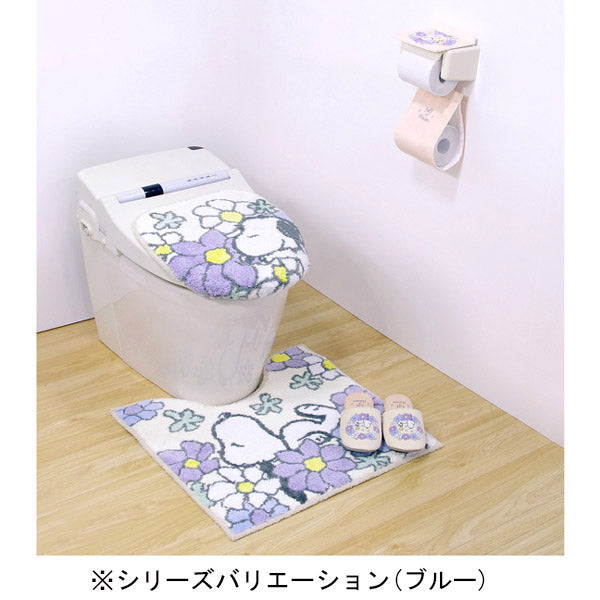 スヌーピー トイレマット (花いっぱい)