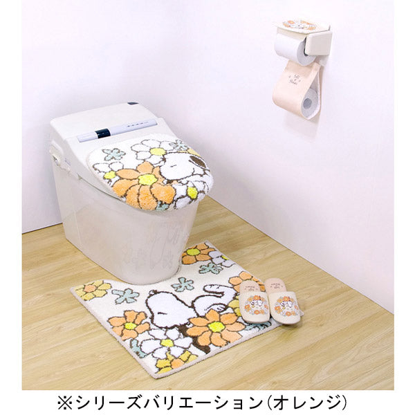 スヌーピー トイレマット (花いっぱい)