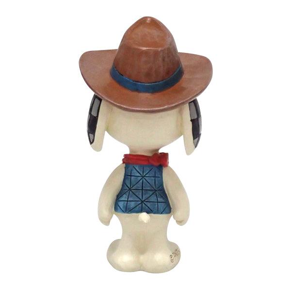 PEANUTS JIM SHORE ミニフィギュア　Snoopy Cowboy