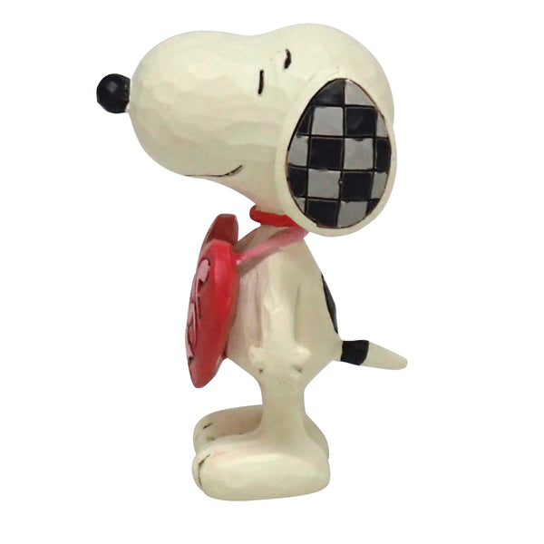 PEANUTS JIM SHORE ミニフィギュア　Snoopy Heart Sign