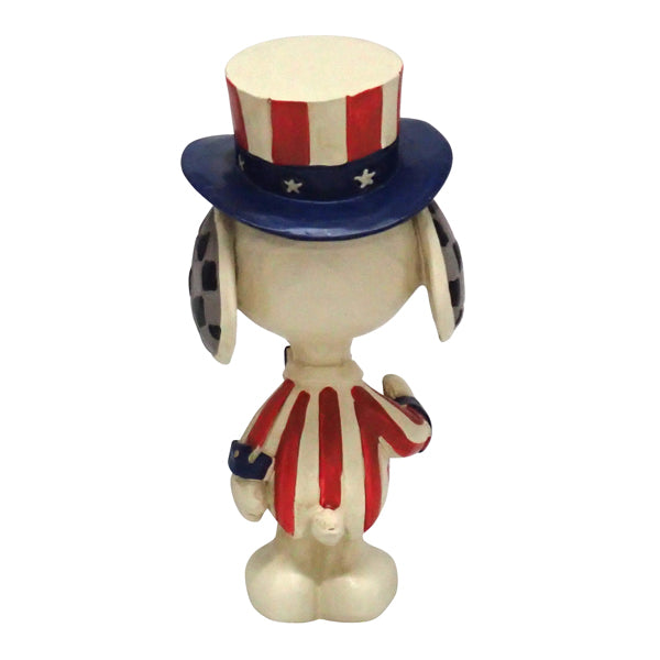 PEANUTS JIM SHORE ミニフィギュア　Snoopy Patriotic