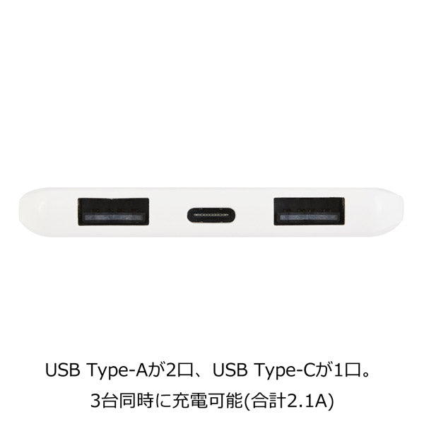 スヌーピー USB / USB Type-C 4000mAh リチウムイオンポリマー 充電器 2.1A