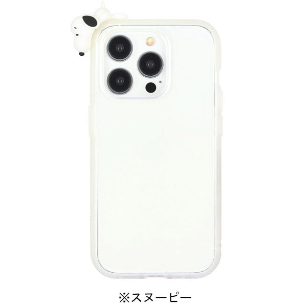 スヌーピー フレーム IIIIfit Clear iPhone15 Pro 対応 ケース