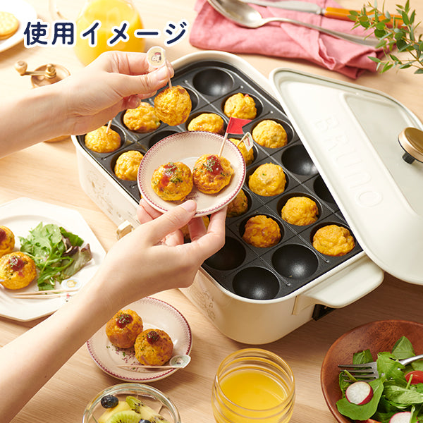 おかいものSNOOPY限定】BRUNOコンパクトホットプレート (Welcome to Kitchen)ミトン付き