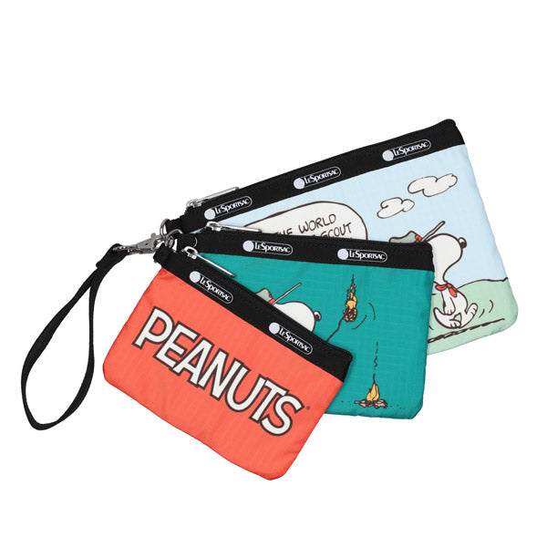 PEANUTS×LeSportsac WRISTLET POUCH SET (ビーグル・スカウト)