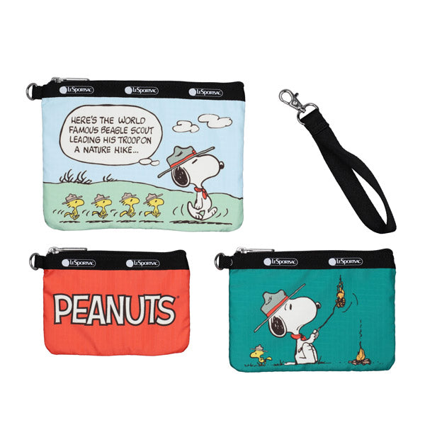 PEANUTS×LeSportsac WRISTLET POUCH SET (ビーグル・スカウト)