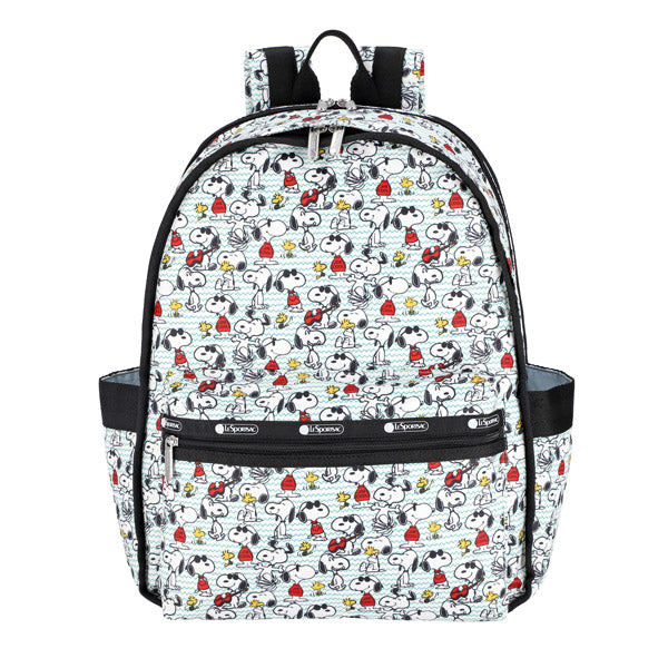 PEANUTS×LeSportsac ROUTE BACKPACK (スヌーピー&ウッドストック)