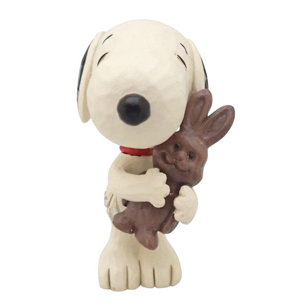 PEANUTS JIM SHORE ミニフィギュア　Snoopy Chocolate Bunny