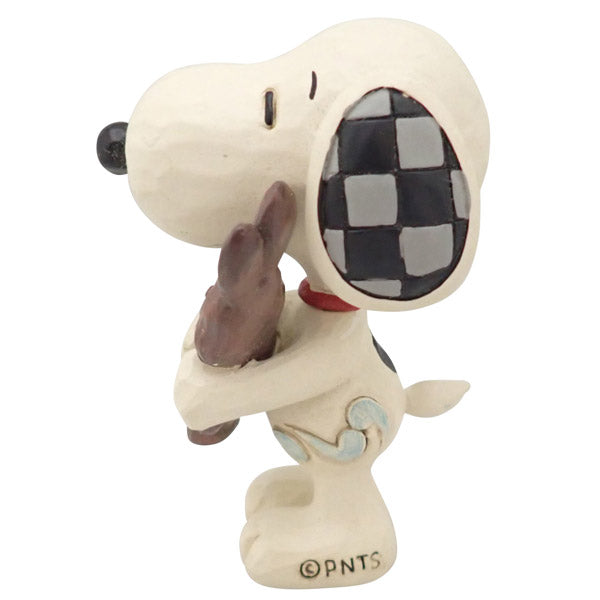 PEANUTS JIM SHORE ミニフィギュア　Snoopy Chocolate Bunny