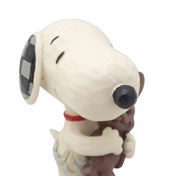 PEANUTS JIM SHORE ミニフィギュア　Snoopy Chocolate Bunny