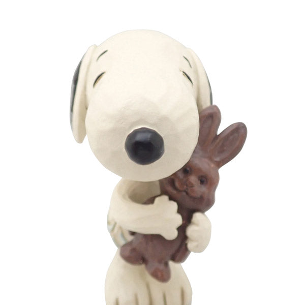 PEANUTS JIM SHORE ミニフィギュア　Snoopy Chocolate Bunny