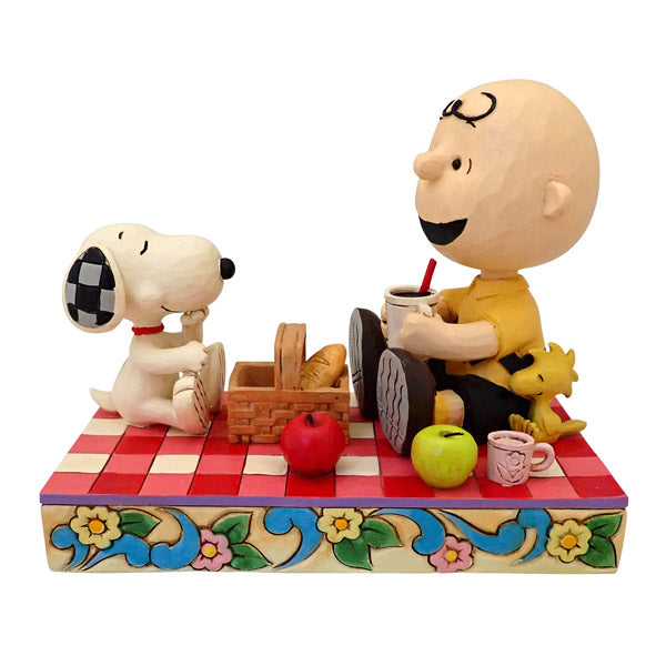 PEANUTS JIM SHORE フィギュア　Picnic Pals