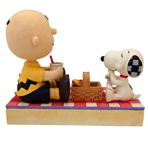 PEANUTS JIM SHORE フィギュア　Picnic Pals