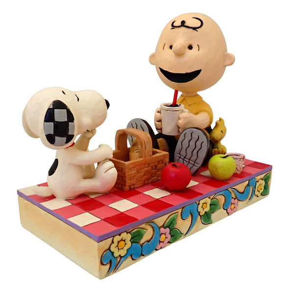 PEANUTS JIM SHORE フィギュア　Picnic Pals