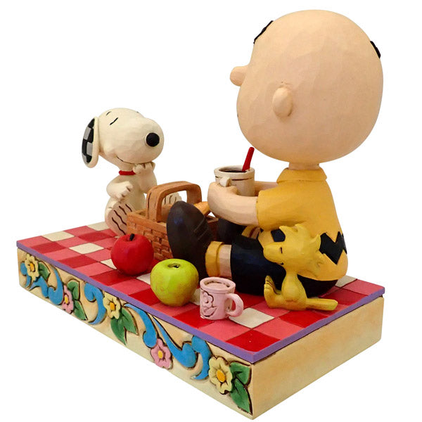 PEANUTS JIM SHORE フィギュア　Picnic Pals