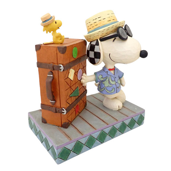 PEANUTS JIM SHORE フィギュア　Traveling Pals