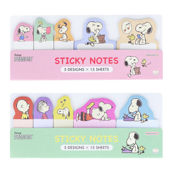 スヌーピー ダイカットスリム付箋 (SNOOPY & FRIENDS)